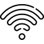 favicon wifi noir et blanc